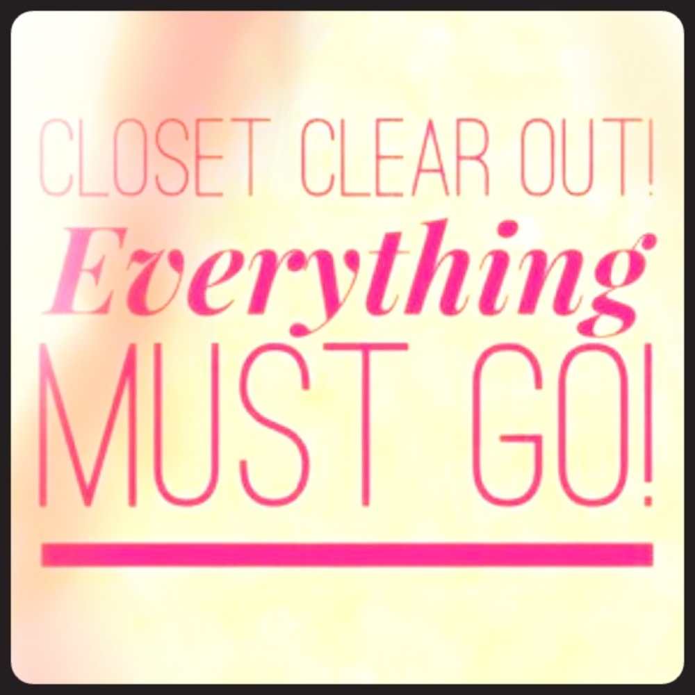 ✨ CLOSET CLEAR-OUT SALE ✨
